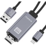 Kakusiga kabel HDMI na Lightning HD1080P za prenos slike iz iPhone Apple naprav - dolžina 1,8 metra | Shoptok.si