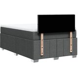  Krevet box spring s madracem tamnosivi 120 x 190 cm tkanina | shoptok.hr