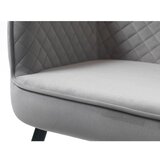 Unique Furniture Svijetlo siva baršunasti sofa 129 cm Berrie – | shoptok.hr