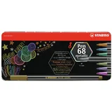 Flomasteri Pen Metallic box/ set 1/8