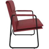  Klupa crvena boja vina 100x64x80 cm od umjetne kože | shoptok.hr