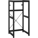 Maison Chic Kopalniški regal - Umivalniška omarica črn 40x38x83 cm železo, (21758993) | Shoptok.si