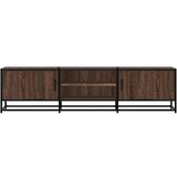 vidaXL TV ormarić smeđi hrast 160x35x41 cm Konstruirano drvo i metal | shoptok.hr
