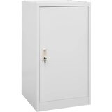 vidaXL Omara za sedlo svetlo siva 53x53x105 cm jeklo | Shoptok.si