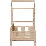  Dnevni krevet s krovom bez madraca 80 x 200 cm masivno drvo | shoptok.hr