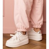 Gemre White-silver platform sports sneakers Kler | shoptok.hr