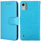 INORCO Za Nokia C12 4G/C12 Pro/C12 Plus teksturirana torbica za telefon iz PU usnja, proti praskam, pokrov stojala za denarnico, (22033513) Cene