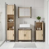  Set ormarića za kupaonicu 2 kom. Hrast sonoma 65,5 x 34 x 61 cm | shoptok.hr