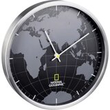 National Geographic Kvarcni zidni sat 9080000 300 mm x 45 mm Aluminium (četkani) mehanički mehanizam (nečujno) | Eponuda.ba