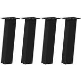  Noge za klubsko mizico 4 kosi črne 30 cm jeklo | Shoptok.si