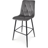 Libra stolica - tamnosivi baršun / crne noge x 3 | shoptok.hr