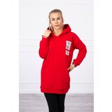 Kesi Hoodie with red patches Cene