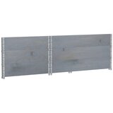  Vrtni sadilica siva 120 x 80 cm od masivne borovine | shoptok.hr
