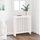 vidaXL Pokrov za radiator bela 79,5x19x84 cm trdna borovina cene
