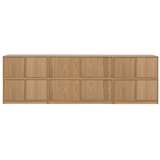 vtwonen TV komplet v hrastovem dekorju v naravni barvi 264x88 cm Modulair – | Shoptok.si
