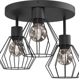 plafonsko svetlo parkla 3xE27/15W/230V crno | Eponuda.com