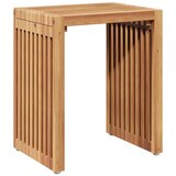  Vrtni bočni stol 3 pcs Smeđa 33 x 44,5 x 51 cm Čvrsto teak drvo | shoptok.hr