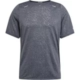 Nike Tehnička sportska majica 'Rise 365 Run Division' tamo siva