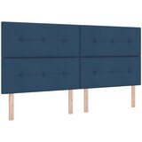  LED okvir za krevet s madracem Plava 200 x 200 cm Tkanina | shoptok.hr