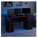 Hanah home Gaming sto Phoenix 10, 150x78x60 cm, Crveno-crni | ePonuda.com