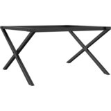 Furnova Noge za klubsko mizico X-okvir 70x60x43 cm lito železo, (21913931) | Shoptok.si