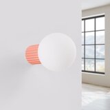 Sollux Stenska svetilka HALO breskev IP44, (5000352036) | Shoptok.si