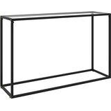 The Living Store Konzolna mizica prozorna 120x35x75 cm kaljeno steklo - Konzolna Mizica, (21836289) Cene