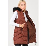 Dewberry Z6761 LADIES VEST-COFFEE Cijene