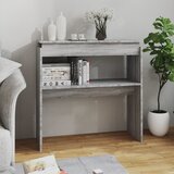 vidaXL Konzolna mizica siva sonoma 80x30x80 cm konstruiran les Cene