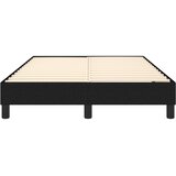  Okvir za krevet s oprugom crni 120 x 200 cm od tkanine | Eponuda.com