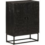 vidaXL Komoda crna 55 x 30 x 76 cm od masivnog drva manga i željeza Cijene