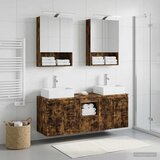  Set ormarića za kupaonicu 5 kom. Dimljeni hrast | shoptok.hr