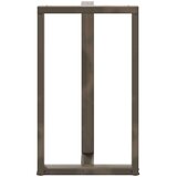  noge barske mize t-oblike 2kosa naravno jeklo 60x35x(100-101)cm, (21828285) | Shoptok.si