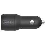 Belkin usb-a avtopolnilec 24W CCB001btBK | Shoptok.si