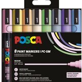 POSCA marker pc-5m pastelne boje 8/1 plastic free pakiranje 75434 | shoptok.hr