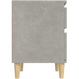  Noćni ormarići 2 kom siva boja betona 40x35x50 cm | Eponuda.ba