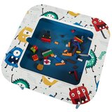 Kinder Home Dječji stol s 2 stolca, dvostrani, za crtanje i za slaganje konstrukcijskih kockica tipa LEGO | shoptok.hr