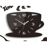  Zidni satovi COFFE TIME 3D WENGE HMCNH045-wenge (moderni zidni) | shoptok.hr