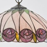 Endon 64176 - Luster na lancu Tiffany HUTCHINSON 1xE27/60W/230V prečnik 40 cm | Eponuda.com