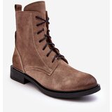 Boto Comfortable Suede Lined Boots Light Brown Lemar Revin | Shoptok.si