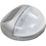 vidaXL Vrtne solarne zidne svjetiljke LED 24 kom okrugle srebrne | shoptok.hr