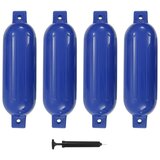 vidaXL Bokobrani za brod 4 kom plavi 51 x 14 cm PVC u