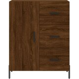  Komoda boja smeđeg hrasta 69,5x34x90 cm od konstruiranog drva | shoptok.hr