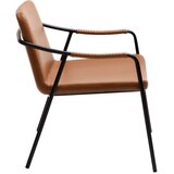 DAN-FORM Denmark Rjav fotelj iz umetnega usnja Boto – | Shoptok.si