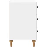  Noćni ormar s ladicama Bijela visokog sjaja 43x 41 x 66,5 cm | shoptok.hr