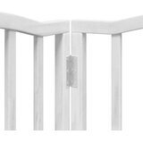  Vrata za pse s vratašcima 6 panela sklopiva 300 cm drvo topole Bijela 50 x 90 x 2 cm | shoptok.hr