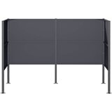  Ekran za kante za smeće 167 x 85 x 113 cm Čelik Antracit | shoptok.hr