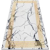 RugsX Preproge ANDRE 1126 pralna preproga Marmor, grški protizdr 80x150 cm Bela | Shoptok.si