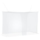 vidaXL Mreža za komarce za krevet 3 kom. 156 mesh Bijela Poliester - 220 x 100 x 150 cm Bijela 3 Cijene