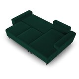 Cosmopolitan Design Zelena baršunasti sklopiva/s prostorom za odlaganje kutna garnitura (s desnim kutom/s ležaljkom) Kyoto – | shoptok.hr